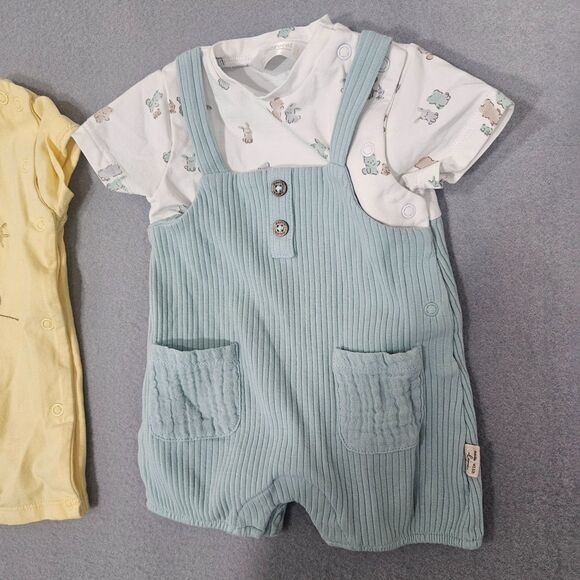 Lot of 2 Mayoral Unisex Newborn Outfits Never Worn Cotton blend - Picture 7 of 9